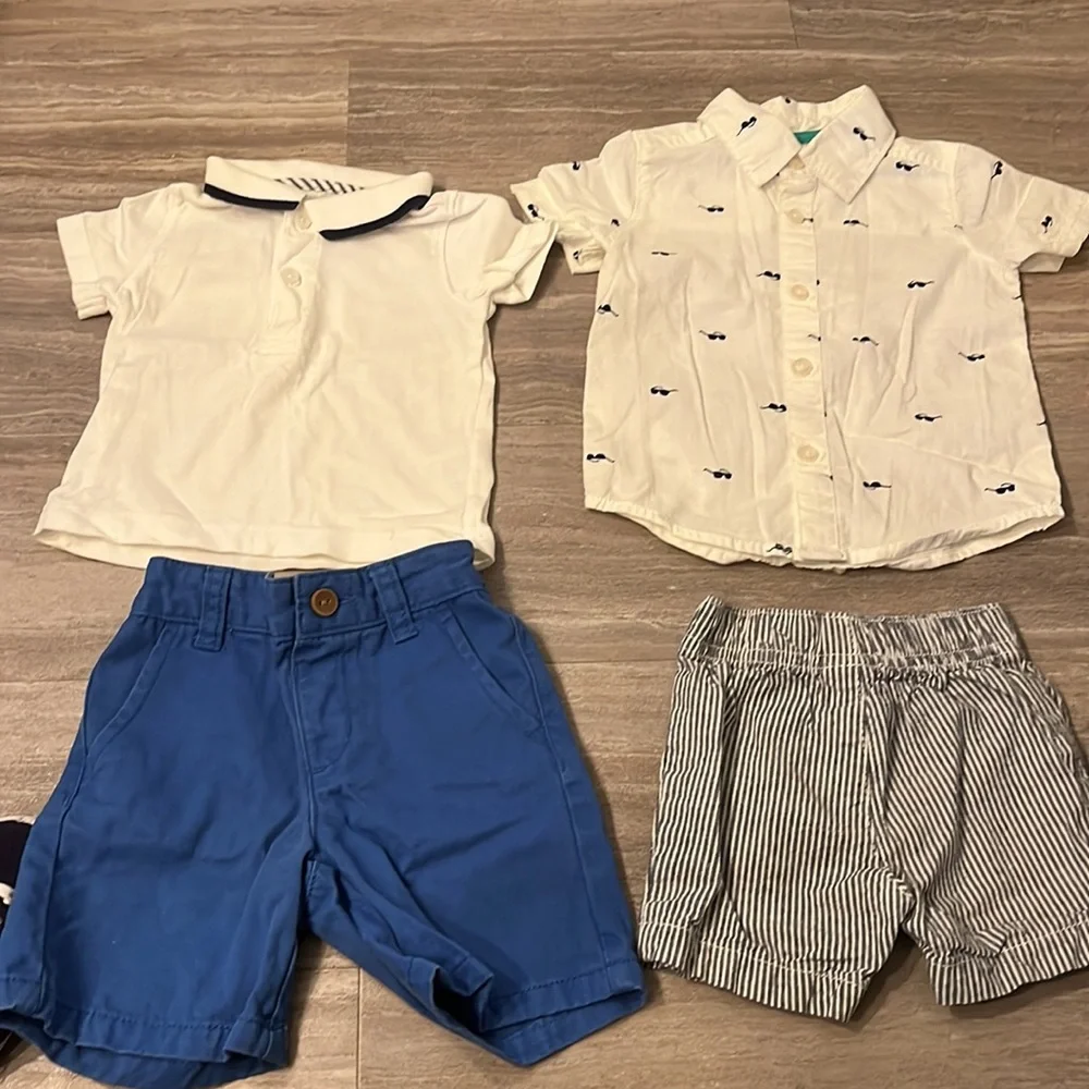 Boy Preppy Shorts Outfits, Shoes & Baby Gap Swim